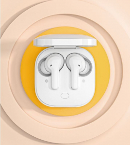 QCY T13 TWS Bluetooth mikrofonos fülhallgató fehér